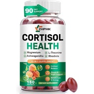 Cortisol Supplement for Women and Men Softgel, Cortisol Manager 10-in-1 with Magnesium Rhodiola. Bal