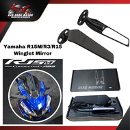 Motorcycle Universal Rearview Mirror Winglet Mirror Yamaha R1/R6/R15/R3/XMAX/NMAX/CBR150R/CBR600RR/Ninja/Aprilia RS4
