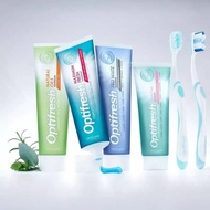 Optifresh Pro White/Maximum Fresh/Sensitive/Kids Gentle Strawberry Toothpaste/Bomidi Sonic Electric 