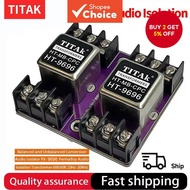 Balanced and Unbalanced Conversion Audio Isolator HT-9696 Permalloy Audio Isolation Transformer 600: