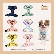 Ona & Co Dog and Cat Adjustable Harness - Midnight Galaxy, Oriental, Rainbow, Tiffany, Waffle Ice cr