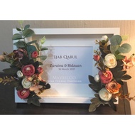 Frame Duit Mas Kahwin (Siap gubah)