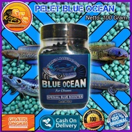 Blue Ocean 100 Gram Pelet Blue Ocean Pelet Channa Blue