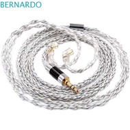 BERNARDO KZ Headphone Cord, Uparade Cable Silver Blue Hybrid KZ Earphones Cable, Consumer Electronic