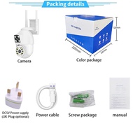 V380 BP3 1080P Dual Lens Security IP CCTV Camera Wireless Outdoor waterproof Full Color Night Vision