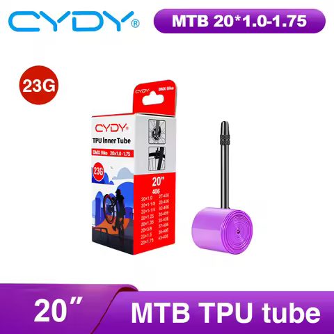 23g CYDY TPU Bike Inner Tube Camera 20" 406 20x1.0 1-1/8 1-1/4 1.25 1.35 1-3/8 1.5 1.75 pneu Valve 4