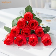 BDGF Red Silk Roses Bouquet Vases Home Decortiong Garden Wedding Decorative s Fake Plant Wholesale Artificial Flowers SG