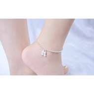 (DQ108) S9999 Sterling Silver Anklets S9999 纯银脚链