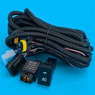 H8 H11 LED Fog Light Switch Relay Wiring Harness Kit Fit For Honda CR-V Civic Acura TL ILX TSX