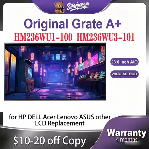Original New A+ 23.6" Lcd Screen FHD Display HM236WU1 100 HM236WU1-100 HM236WU3 101 HM236WU3-101 192