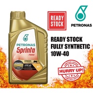 100% Local Original Petronas Sprinta F900  10W‑40 Fully Synthetic 4T Motor Engine Oil Minyak