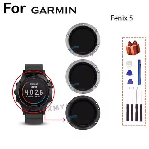 New For Garmin Fenix 5 Sports Smart Watch LCD Screen Display Repair Replacement Parts For Garmin Fen
