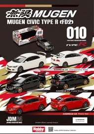 ****預訂 pre-order****   Hobby Japan JDM 1/64 Mugen Civic Type R FD2 HJ 無限