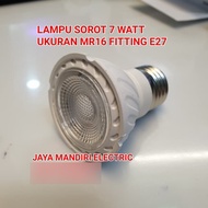 E27 7 WATT SPOTLIGHT size mr16 COB 220v 7w 7watt