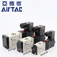 AirTAC Solenoid Valve 3V210-08 3V310-10 3V110-06 Two-Bit Three-Purpose Reversing Valve AC220V DC24V