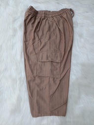 Celana kulot knit Cargo Pendek 7/8 / Cargo Pants knit Hornet / Kulot Cargo 7/8 Stylish