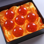 [WON] 7PCS Dragon Balls Crystal Balls Crystal Glass Balls Multifunctional Safety Anime Translucent B