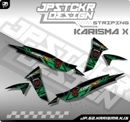 STRIPING STIKER KARISMA X - STICKER MOTOR HONDA KARISMA X LIST VARIASI HOLOGRAM (JP.S2) 015