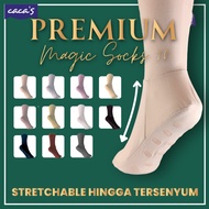 [ANTI-SLIP 1.0] 🔥Premium Socks Anti Slip Anti Lost Anti Lorot Cacas MUSLIMAH sarung kaki thick stoki