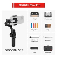 ZHIYUN SMOOTH 5S AI Tracking Handheld Stabilizer 3-Axis Smartphone Gimbal Outdoor Gimbals