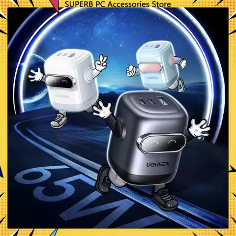 Ugreen Q Pai Charger Fast Charging 30W/65W Gallium Nitride Charger Phone Charger for IPhone17 Huawei