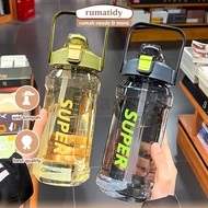 RUMATIDY - Jumbo 2 Liter Sports Outdoor School Office BPA Free Drinking Water Bottle