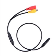 Kabel Konektor 4 Pin Male Ke CVBS RCA Female Untuk Kamera Mundur Mobil