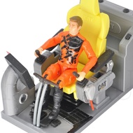 1/14 Worker Simulation Action Figure Driver Doll For 1/12 1/14 RC Excavator Cab and Tractor Truck Ca