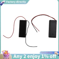 2 x 2 x AAA 3 V Battery Holder Case Box Wire ON / OFF Switch m Cover
