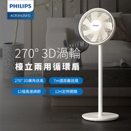 【Philips 飛利浦】12hr定時 可遙控 270度3D渦輪循環扇/電風扇 (ACR3142SFD)