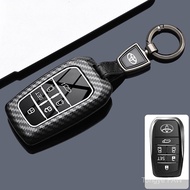 5 6 Buttons Carbon Fiber Car Key Cover for Toyota Alphard Vellfire Car Key Case Cover Protectorc BL9