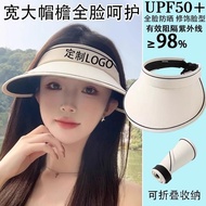 Taiwan Group Build Hat Customized logo Printing Men Women Big Brim Breathable Anti-Ultraviolet Sunsc