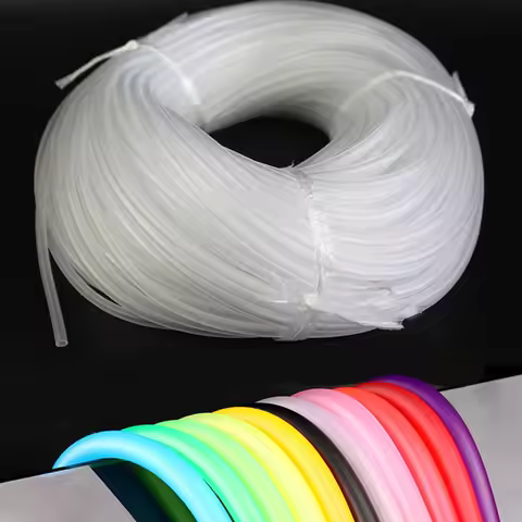 1~100m 4x6mm Colorful Fish Tank Oxygen Hose Aquarium Air Pump Tube Flexible Silicone Tube Food Grade