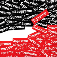 💥พร้อมส่ง💥ชิ้นละ 6 บาท!!!Sup Supreme sticker สติกเกอร์กันน้ำรูปแบบที่แตกต่างกัน, 1 ชิ้น