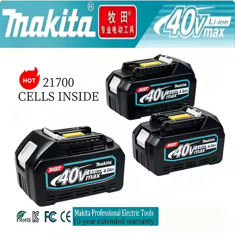 Makita Genuine BL4050F 40V 4.0Ah XGT Battery for Drill Saw Grinder Wrench HS004G TD001G All Makita C
