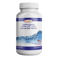 Health Life Sodium Chloride Normal Salt Tablets 1g USP 300 Tablets