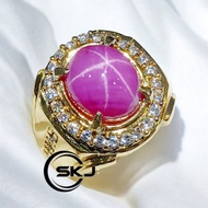 AMERICAN PINK STAR 6 STONE RING Good QUALITY