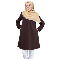 Busanaaliman muslimah Blouse, ADLYNA TUNIC, labuh Blouse