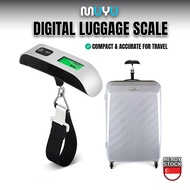 [SG Stock] Digital Luggage Weighing Scale Portable Mini Travel Weight Measurement Baggage Scale