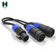 [Homyl] 0.3m PA Splitter Male to Dual Female Speakers Cable Cord PA DJ Adaptor