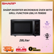 Sharp Inverter Microwave Oven With Grill Function (28L) R-759EBS