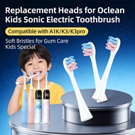 12pcs For Oclean A1K K3 K3 Pro P3K6 P3K7 Kids Replacement Brush Heads with Soft DuPont Bristles Chil