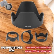 EW-78D Hood Lens for Canon EF 28-200mm EF-S 18-200mm - Lenshood EW 78D Lens