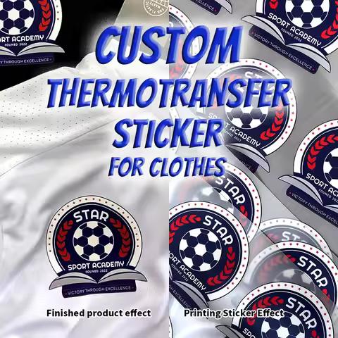 Customize your colorful clothing iron-on transfer design decal group logo team logo display personal