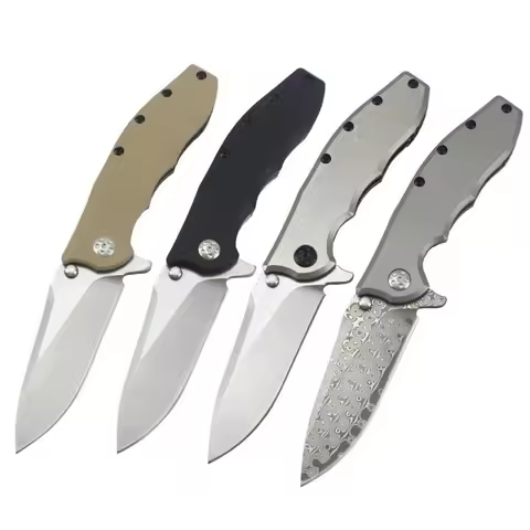 Z0562 Outdoor Camping Folding Knife ELMAX Blade G10 Handle Pocket Survival Tactical Hunting Utility 