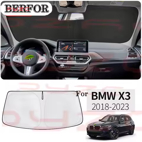 For BMW X3 G01 2018-2023 Car Styling Nano-Insulat Windshield Sunshade Front Window Sun Shade Visor A