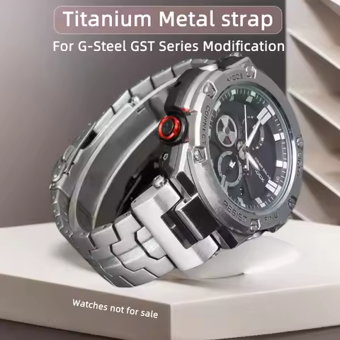 Titanium Watch Strap For Casio G-SHOCK GST-W110 GST-W300 W400G GST/S310/S210B GST-B100 S110 Light Ti