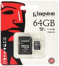 ซื้อหนึ่งแถมหนึ่ง [[พร้อมส่ง]] Kingston Memory Card Micro SD SDHC 64GB Class 10 คิงส์ตัน เมมโมรี่การ