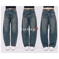 [Auth gu] Women's gu japan barrel curved jeans