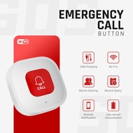 【Hot style】Tuya WiFi Smart SOS Call Button Wireless Caregiver Pager Phone Elderly Patient Emergency Call Button